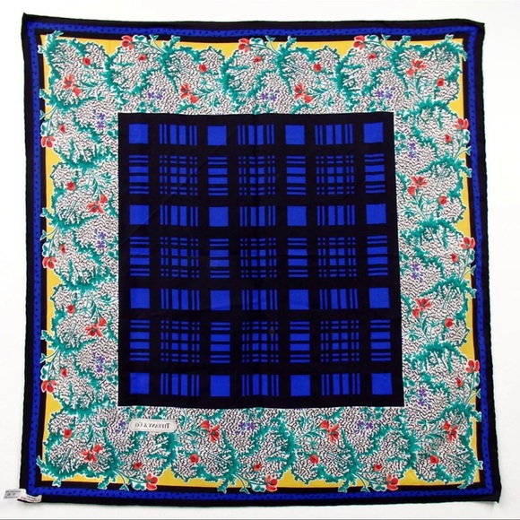 AUTH TIFFANY&Co. Floral Silk Scarf - Picture 2 of 5
